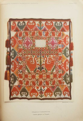 Бобринский А.А. Орнамент горных таджиков Дарваза (Нагорная Бухара). М., 1900.